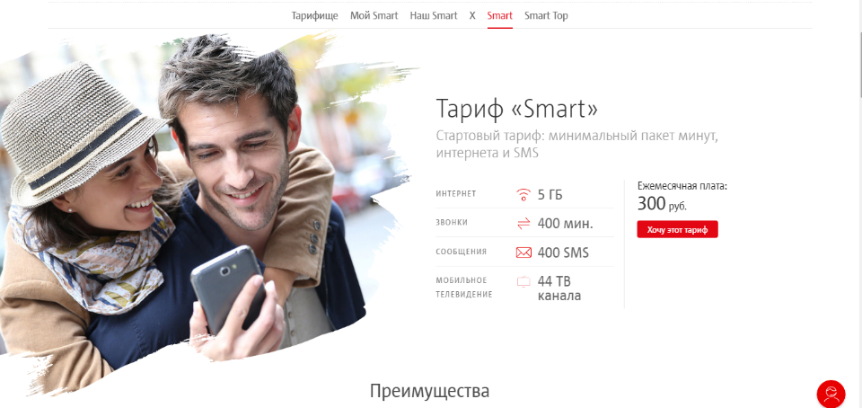Тариф «Smart» от МТС для Самары и Самарской области в 2019 году